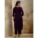 Picture of Excellent Silk Purple Readymade Salwar Kameez