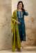 Picture of Fascinating Silk Teal Readymade Salwar Kameez