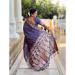 Picture of Graceful Silk Plum Saree