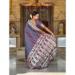 Picture of Graceful Silk Plum Saree