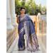 Picture of Resplendent Silk Light Steel Blue Saree