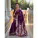 Picture of Classy Silk Saddle Brown Saree