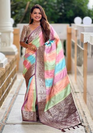 Picture of Ideal Silk Rosy Brown Saree