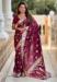 Picture of Pleasing Silk Maroon Saree
