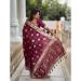 Picture of Pleasing Silk Maroon Saree