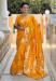 Picture of Stunning Silk Dark Golden Rod Saree