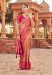 Picture of Beautiful Silk Indian Red Saree