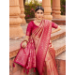 Picture of Beautiful Silk Indian Red Saree