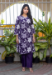 Picture of Beauteous Cotton Midnight Blue Kurtis & Tunic