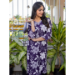 Picture of Beauteous Cotton Midnight Blue Kurtis & Tunic