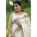 Picture of Graceful Georgette & Silk Old Lace Saree