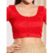 Picture of Shapely Silk Tomato Designer Blouse