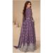 Picture of Chiffon & Silk Dim Gray Anarkali Salwar Kameez
