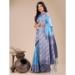Picture of Resplendent Silk Light Steel Blue Saree