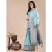 Picture of Good Looking Silk Light Steel Blue Saree