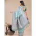 Picture of Good Looking Silk Light Steel Blue Saree