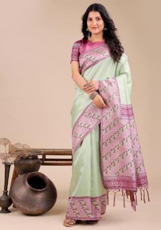 Picture of Resplendent Silk Off White Saree
