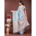 Picture of Nice Cotton & Linen Powder Blue Saree