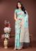 Picture of Graceful Cotton & Linen Medium Sea Green Saree