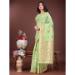 Picture of Charming Cotton & Linen Light Green Saree