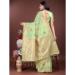 Picture of Charming Cotton & Linen Light Green Saree