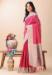 Picture of Pleasing Linen & Silk Pink Saree