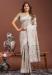 Picture of Magnificent Cotton & Linen Off White Saree