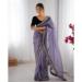 Picture of Elegant Net Slate Grey Saree