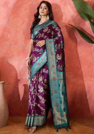 Picture of Classy Silk Brown Saree