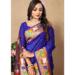 Picture of Charming Silk Dark Slate Blue Saree