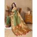 Picture of Splendid Silk Dark Khaki Saree