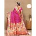 Picture of Grand Silk Medium Violet Red Saree