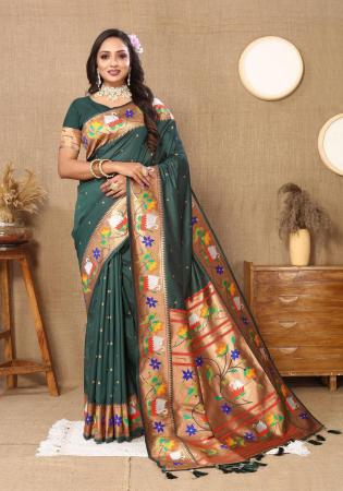 Picture of Radiant Silk Dark Slate Grey Saree