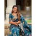 Picture of Alluring Silk Cadet Blue Saree