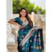 Picture of Alluring Silk Cadet Blue Saree