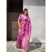 Picture of Superb Silk Medium Violet Red Saree