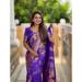 Picture of Graceful Silk Dark Orchid Saree