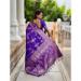 Picture of Graceful Silk Dark Orchid Saree