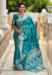 Picture of Resplendent Silk Teal Saree