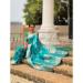 Picture of Resplendent Silk Teal Saree