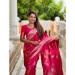 Picture of Ravishing Silk Red Saree