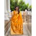 Picture of Classy Silk Orange Saree