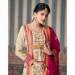Picture of Grand Chiffon Tan Straight Cut Salwar Kameez