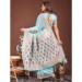 Picture of Pleasing Cotton & Linen Powder Blue Saree