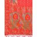 Picture of Shapely Cotton & Linen Tomato Saree