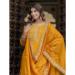 Picture of Well Formed Silk Orange Readymade Salwar Kameez
