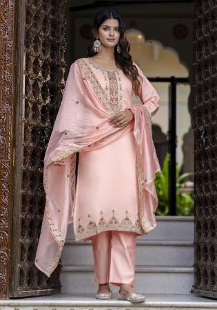 Picture of Radiant Silk Misty Rose Readymade Salwar Kameez