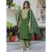 Picture of Bewitching Silk Sea Green Readymade Salwar Kameez