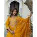 Picture of Taking Silk Dark Orange Readymade Salwar Kameez