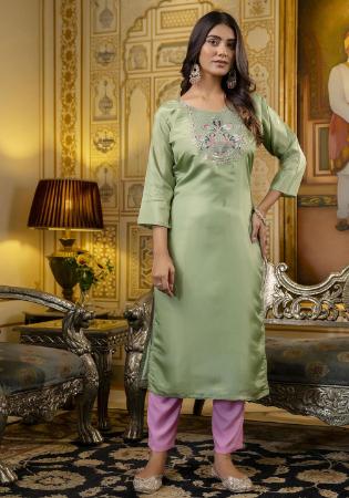 Picture of Beauteous Silk Dark Sea Green Kurtis & Tunic